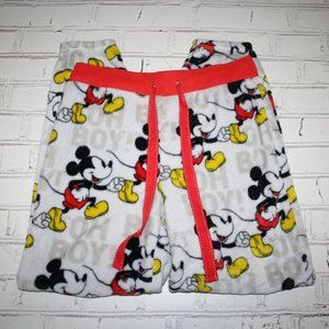 🐭 Mickey Mouse Fleece Pajama Pants · Disney · Size S 🐭